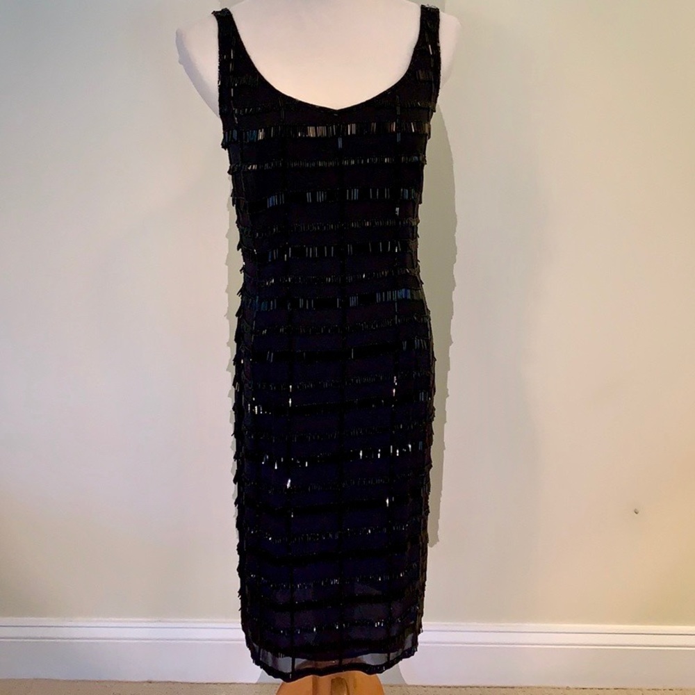 Chetta B beaded evening dress